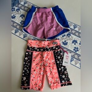 Lot of girls size 5/6 shorts by Nike and Justice- Great for back to school!